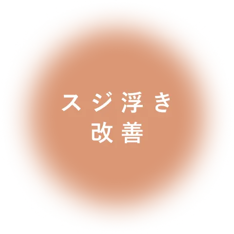 スジ浮き 改善